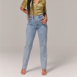 Abercrombie & Fitch High Rise Light Blue Jeans